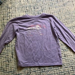 LL.Bean girls pj shirt size S8